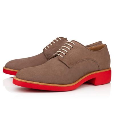 Christian Louboutin Davilo Rxl Calf Derby Derby Herren Braun | AT-27395