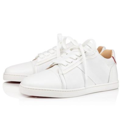 Christian Louboutin Elastikid 000 Version Calf Sneakers Sneakers Damen Weiß | AT-81266