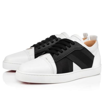 Christian Louboutin Elastikid Calf Sneakers Sneakers Herren Weiß | AT-07499