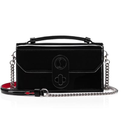 Christian Louboutin Elisa Baguette S Klassische Leder Cross Body Bags Cross Body Bags Damen Schwarz | AT-60131