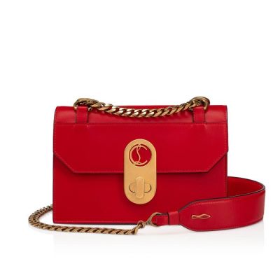 Christian Louboutin Elisa Mini Klassische Leder Cross Body Bags Cross Body Bags Damen Rot | AT-21551