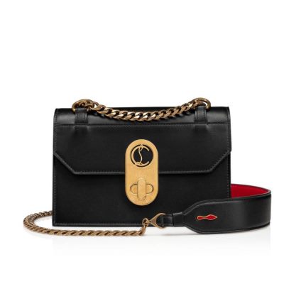 Christian Louboutin Elisa Mini Klassische Leder Cross Body Bags Cross Body Bags Damen Schwarz | AT-71579