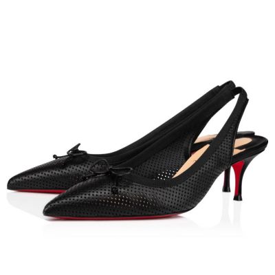 Christian Louboutin Hall Sling Pump 55 Nappa Pumps Pumps Damen Schwarz | AT-28504