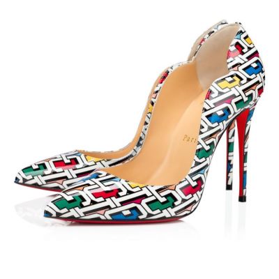 Christian Louboutin Hot Chick 100 Lack Pumps Pumps Damen Mehrfarbig | AT-81101