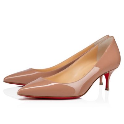 Christian Louboutin Kate 055 55 Lack Pumps Pumps Damen Beige | AT-88220