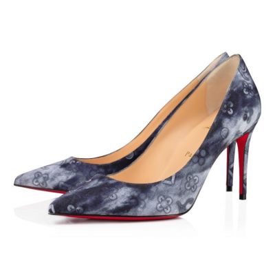 Christian Louboutin Kate 85 Baumwoll Pumps Pumps Damen Mehrfarbig | AT-70414