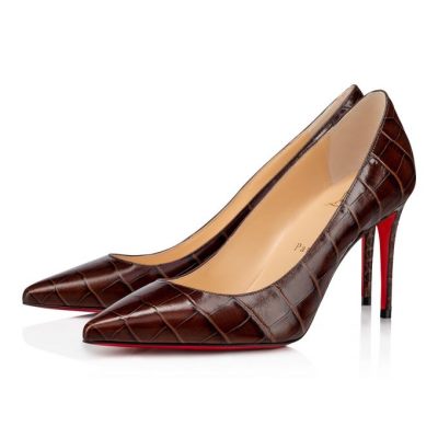 Christian Louboutin Kate 85 Calf Pumps Pumps Damen Braun | AT-86622