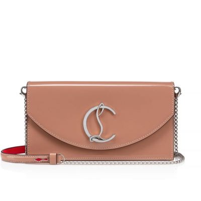 Christian Louboutin Loubi54 Klassische Leder Cross Body Bags Cross Body Bags Damen Beige Silber | AT-17715