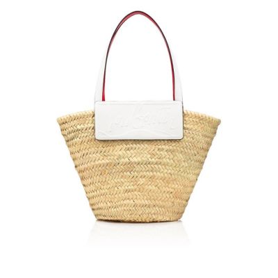 Christian Louboutin Loubishore Creative Fabric Basket Basket Damen Weiß | AT-70459