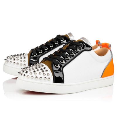 Christian Louboutin Louis Junior Spikes Orlato Creative Fabric Sneakers Sneakers Herren Mehrfarbig | AT-16274