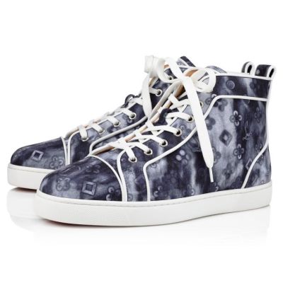 Christian Louboutin Louis Orlato Baumwoll Sneakers Sneakers Herren Mehrfarbig | AT-32920