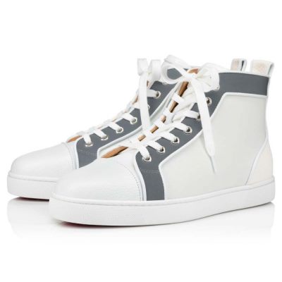 Christian Louboutin Louis Orlato Creative Fabric Sneakers Sneakers Herren Weiß Grau | AT-87259