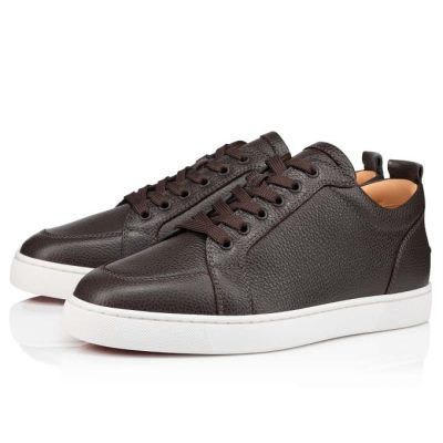 Christian Louboutin Rantulow 000 Calf Sneakers Sneakers Herren Dunkelgrau | AT-40601