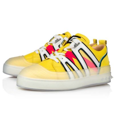 Christian Louboutin Vida Viva Calf Sneakers Sneakers Herren Gelb | AT-82686