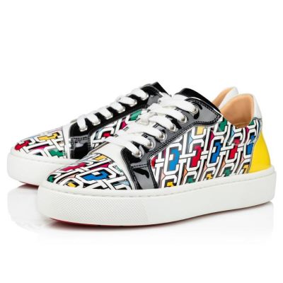 Christian Louboutin Vieirissima Lack Sneakers Sneakers Damen Mehrfarbig | AT-16772